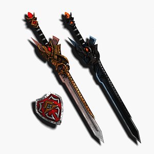 dark sword - Download Free 3D model by s.navajon (@s.navajon) [09884c2]