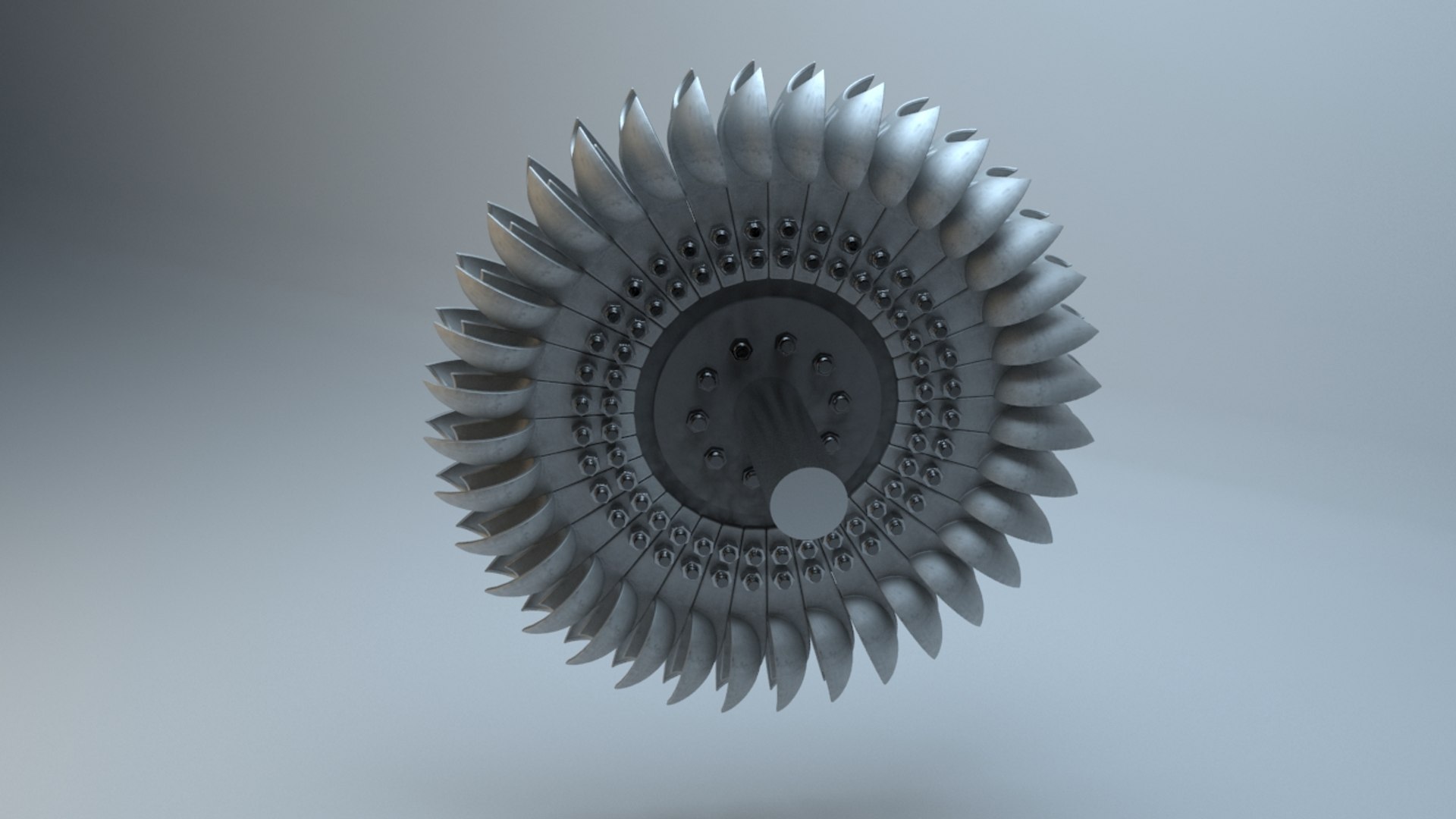 Pelton Wheel Turbine 3D Model TurboSquid 1179338