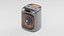 Gray Orange Speaker with Front Grille