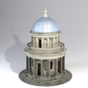 3D Roman temple - Tempietto del Bramante