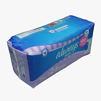 Packaging 61 Always Sanitary Napkin