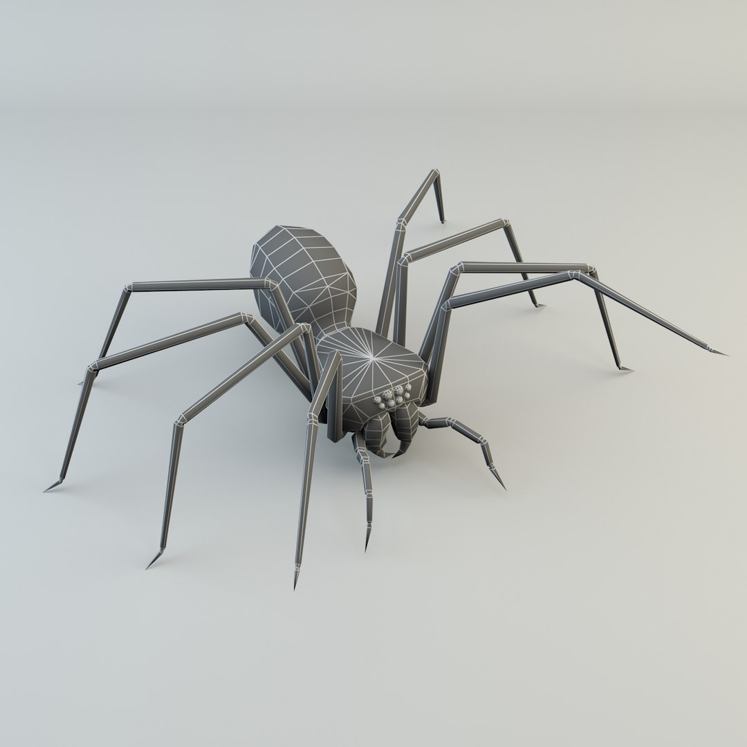 Паук 3.3 5. Spider 003s. Модель паука. Паук 3д модель. Паук 3d модель.