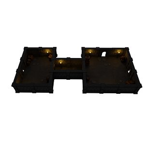 dungeon environment Game asset Pack model