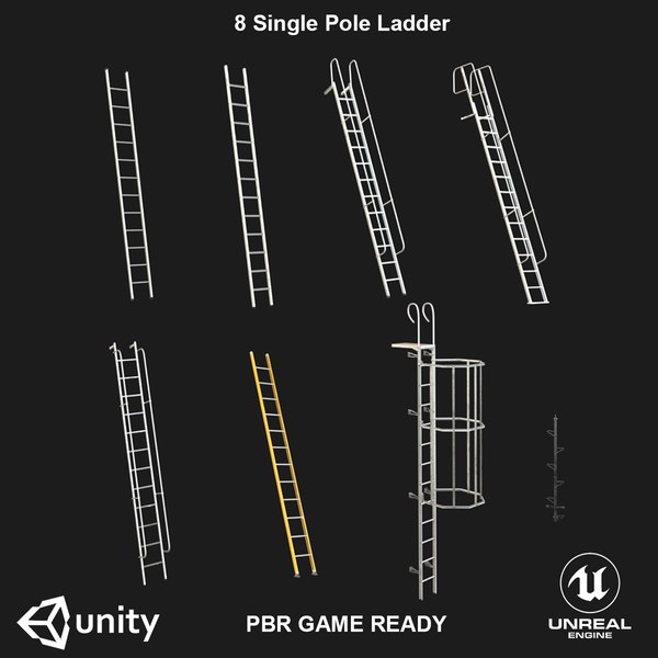 3D ladder ready pbr