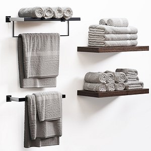 Towels 01 3D model