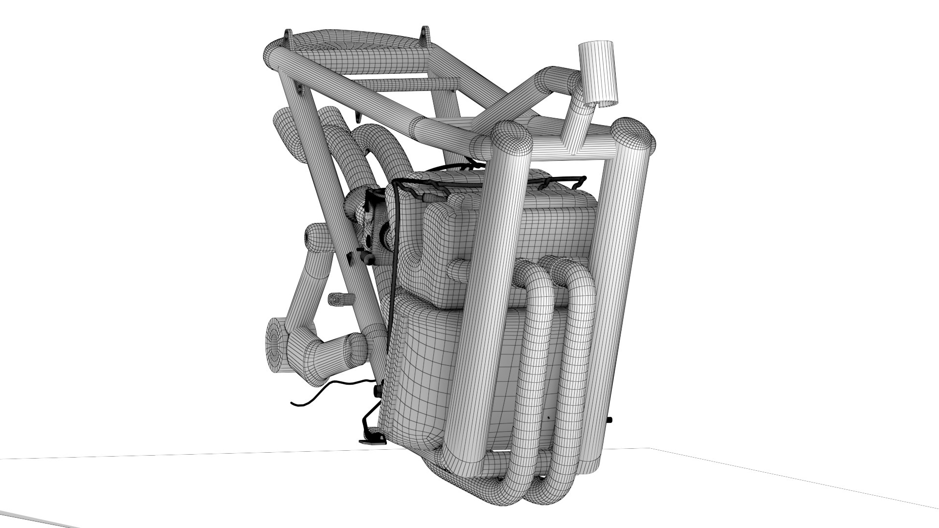 3D Motorcycle Base 2 - TurboSquid 2363073