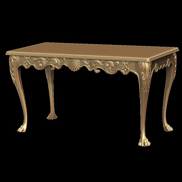 irish table stl cnc 3d 3ds