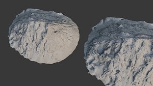 Realistic Rock Formation 3D Model 3D model