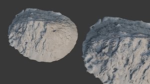 Realistic Rock Formation 3D Model
