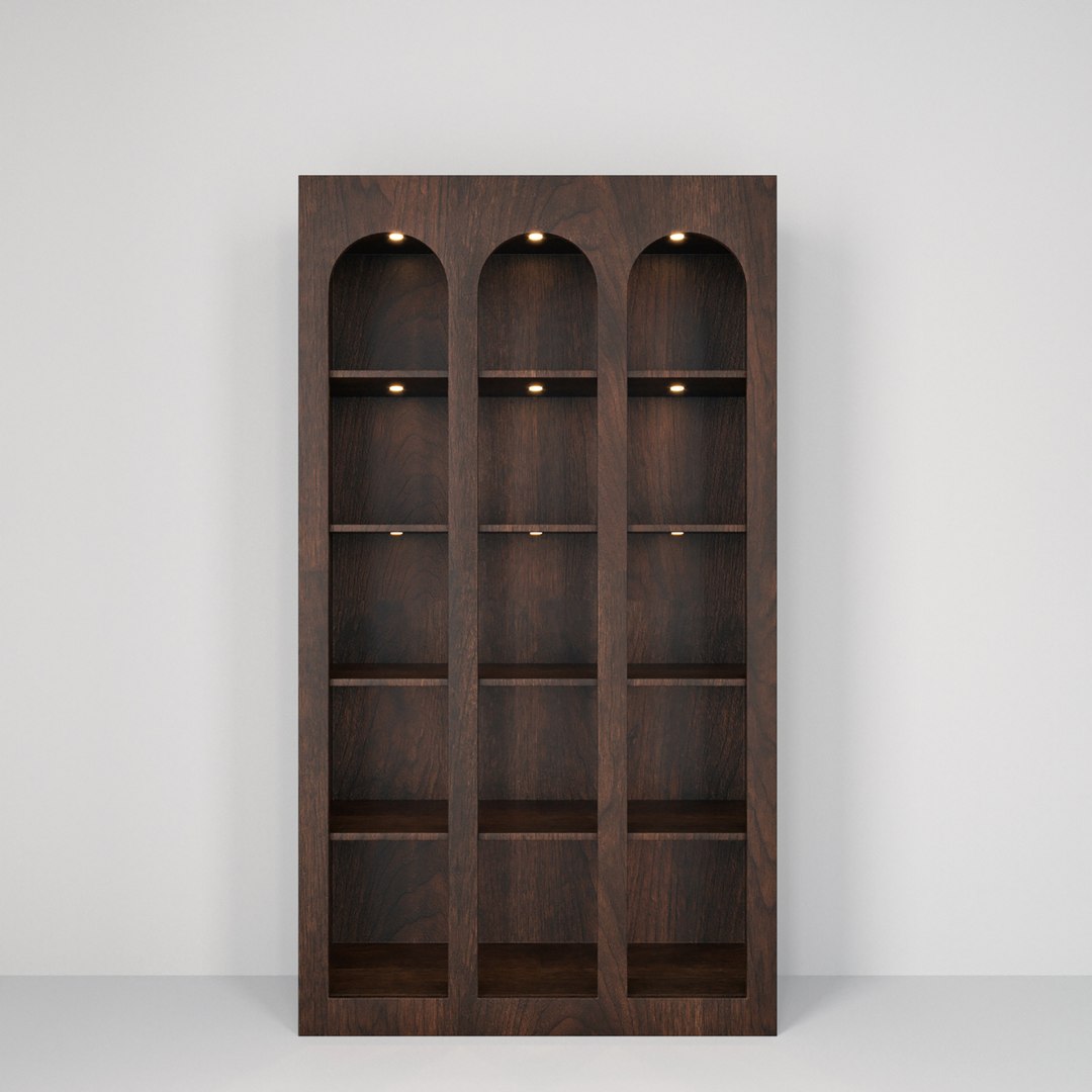 Arched Display Cabinet - Bookshelf 3D model https://p.turbosquid.com/ts-thumb/2p/iEFcqV/K4/prev3/jpg/1762518884/1920x1080/fit_q87/4e0db769598db8cba7fe416d5c0081da57e69589/prev3.jpg