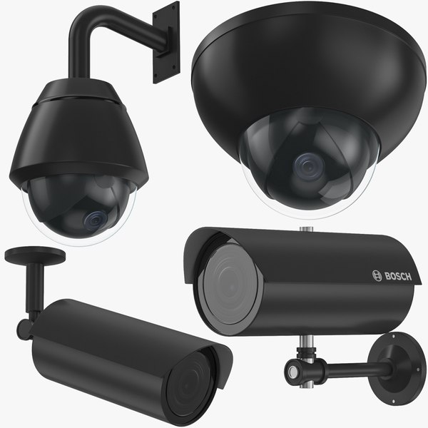 3D Security Cameras Collection 04
