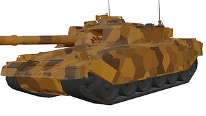 3D model Army Tank Challenger