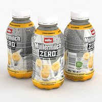 Dairy Bottle Mullermilch Zero Banana 330ml 2024