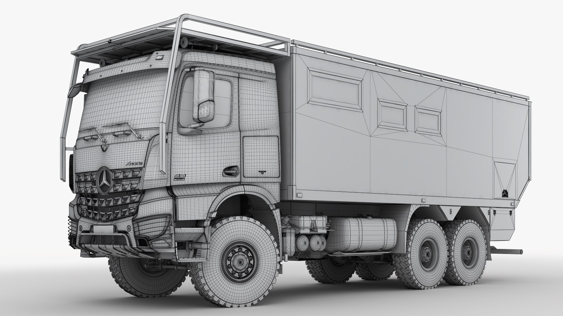 mercedes arocs camper price