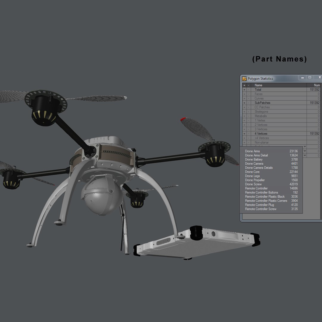 3d modelled drone model https://p.turbosquid.com/ts-thumb/2q/9xCxpL/6OqeCysS/partsname/png/1410600523/1920x1080/fit_q87/d105442a6c7c91255252c08522a7f7ba1bedc200/partsname.jpg