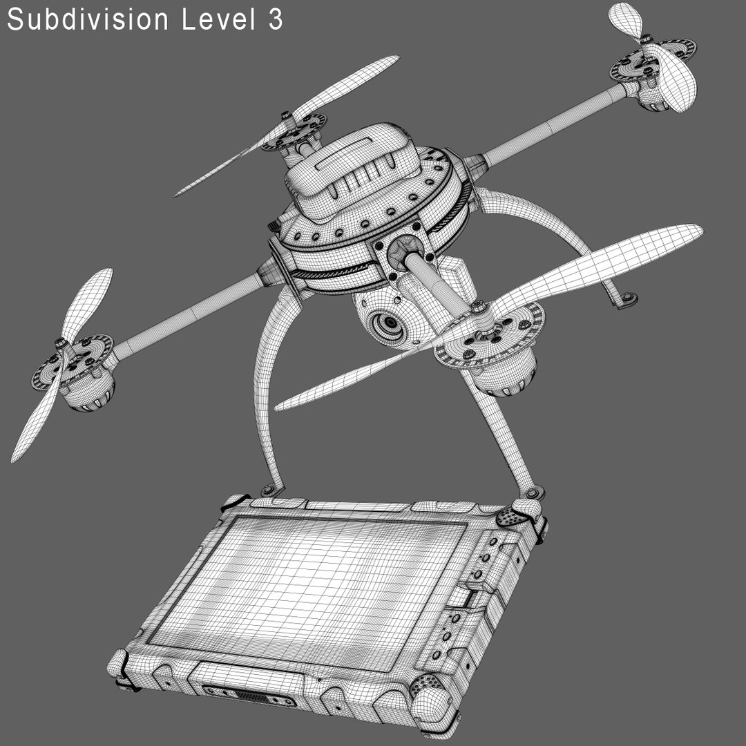 3d modelled drone model https://p.turbosquid.com/ts-thumb/2q/9xCxpL/9WAsxwFD/dronesub3view2/png/1410600566/1920x1080/fit_q87/f12efad0f446c0cbf1cf00a145d955ac14146ac6/dronesub3view2.jpg