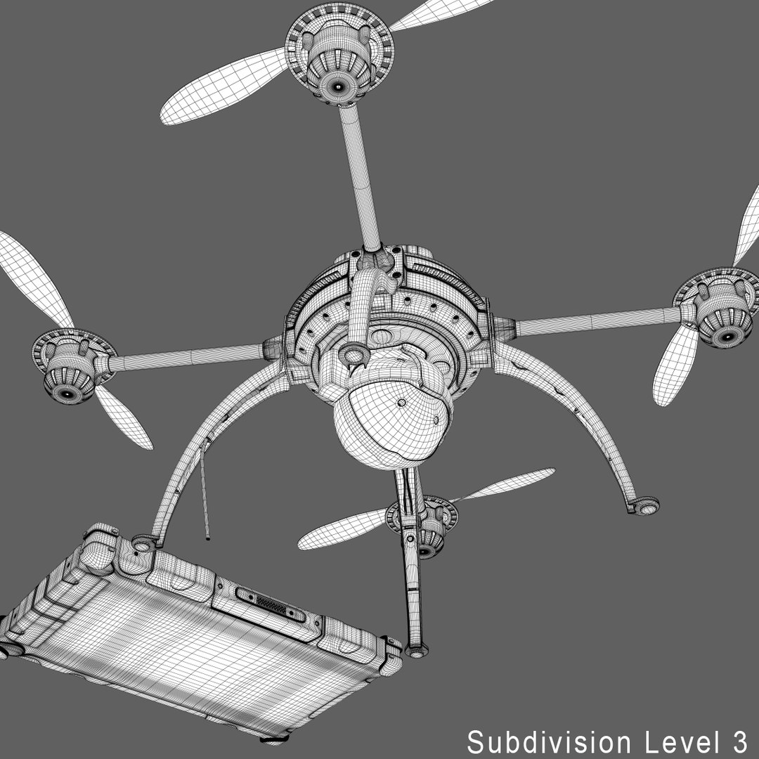 3d modelled drone model https://p.turbosquid.com/ts-thumb/2q/9xCxpL/n5ySsP6c/dronesub3view3/png/1410600614/1920x1080/fit_q87/363f2c4517d3e4784ea43f4b4af24d7584ce8a9c/dronesub3view3.jpg