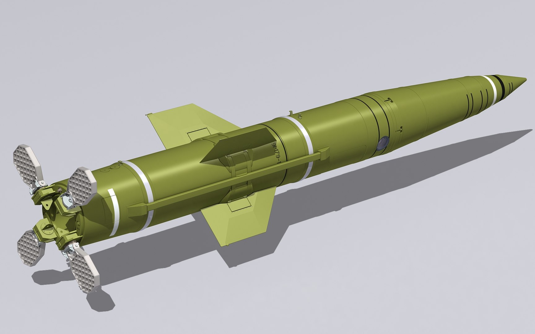 3D Model 9M79-1 Tochka-U Missile - TurboSquid 1946801