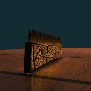 3d room divider lighted tree