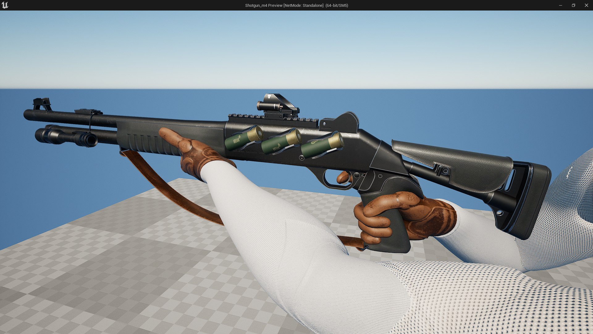 3D Shotgun M4 Fps - Tps Model - TurboSquid 2397541