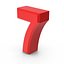 Rote Nummer 7