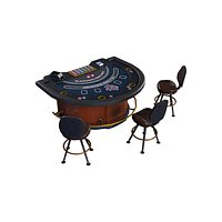 Blackjack Table V3 Casino Gambling Game Ready PBR