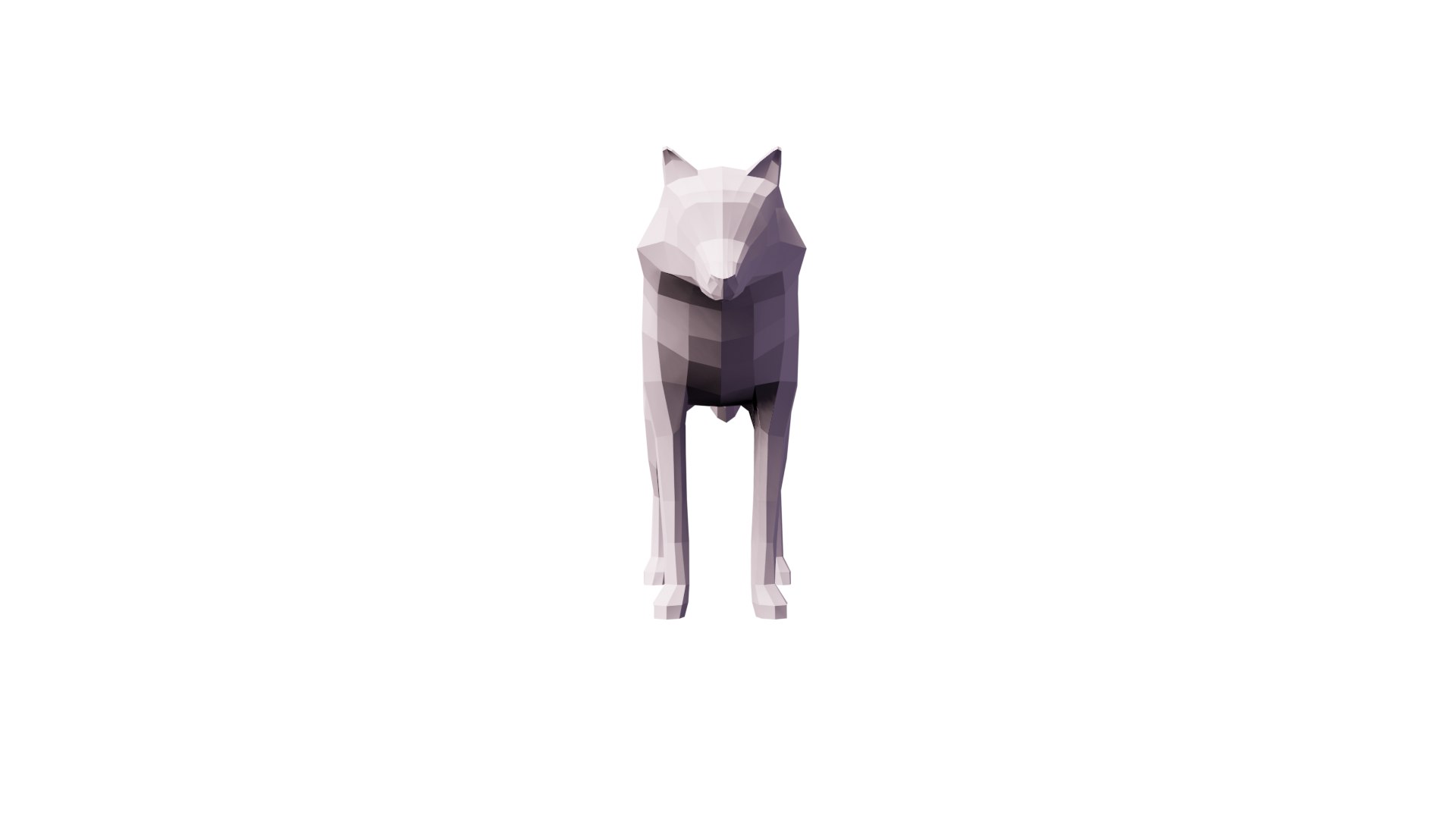 3D animals fox wolf - TurboSquid 1638559