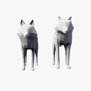 fox and wolf basemesh