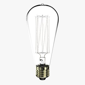 Light bulb ST64 Filament
