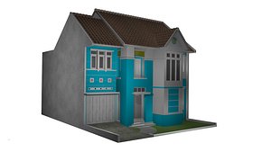 3D model House urban city