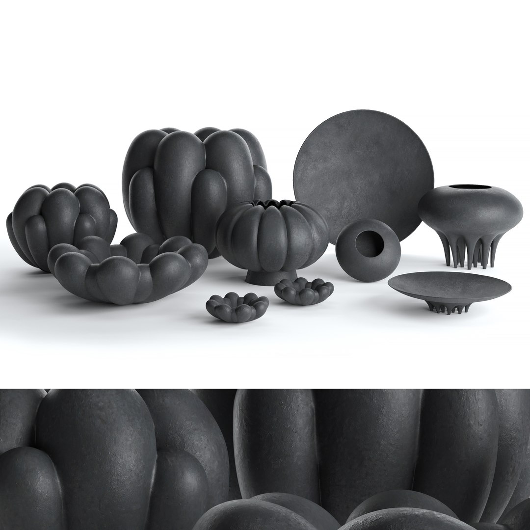 Vases 101 Copenhagen Set 01 3D Model - TurboSquid 2035953