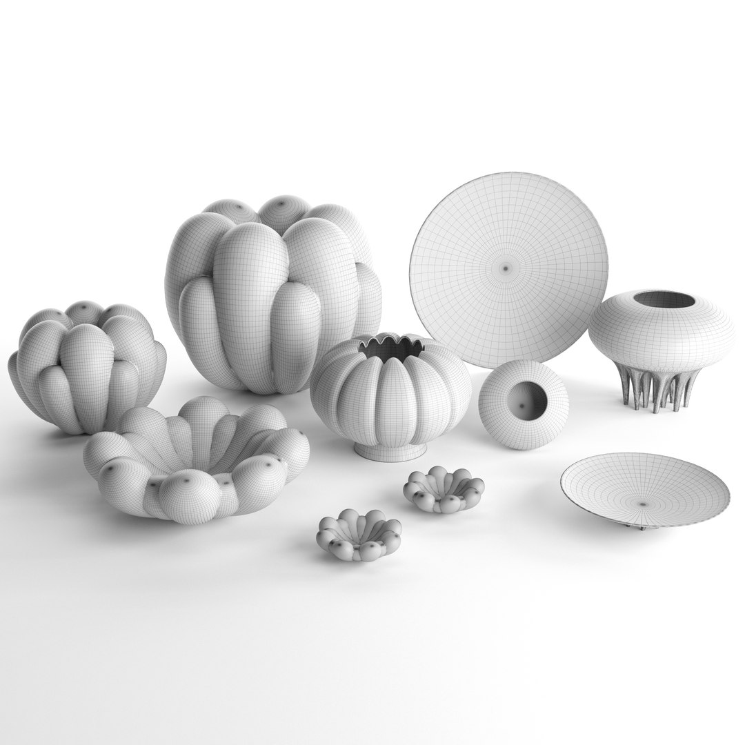 Vases 101 Copenhagen Set 01 3D Model - TurboSquid 2035953