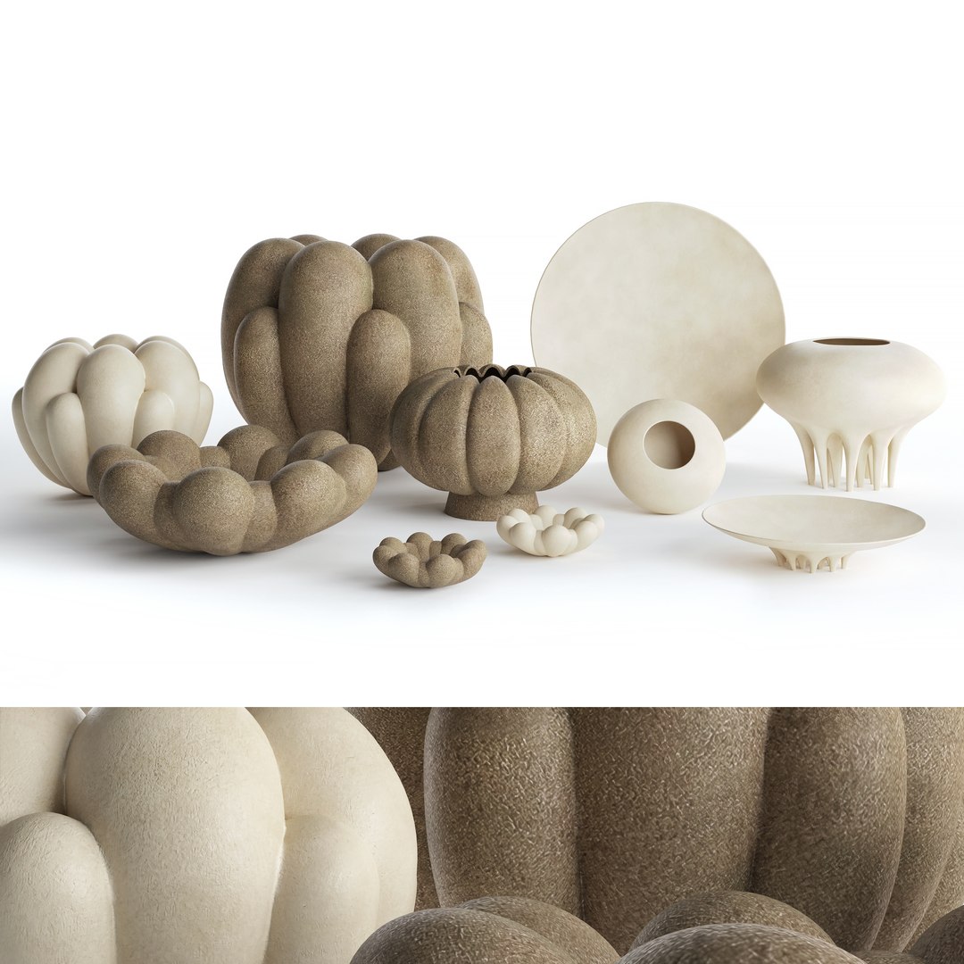 Vases 101 Copenhagen Set 01 3D Model - TurboSquid 2035953