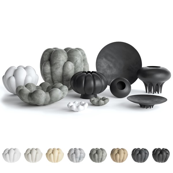 modelo 3d Vases 101 Copenhagen set 01 - TurboSquid 2035953
