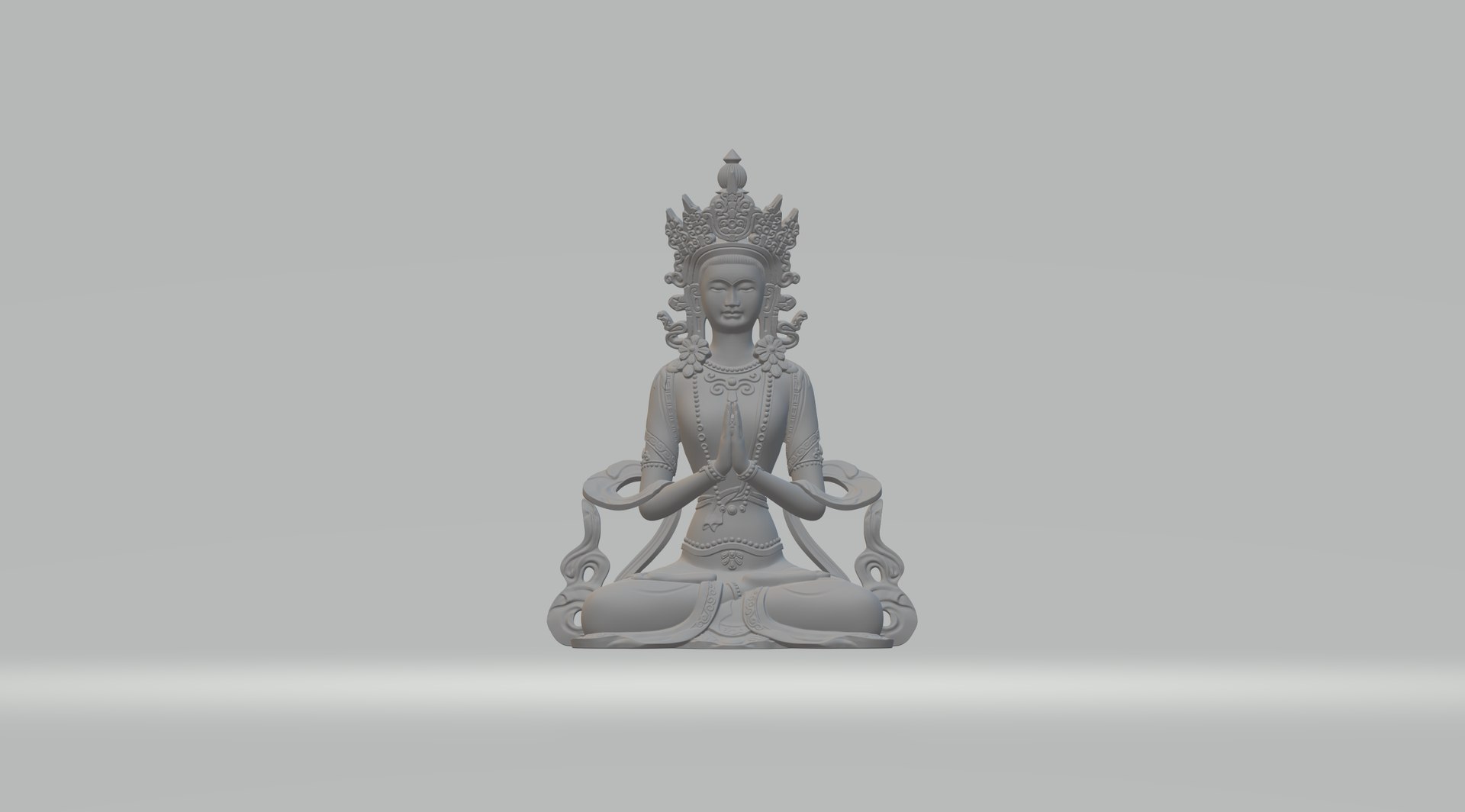 3D Buddha Statue model TurboSquid 2101913