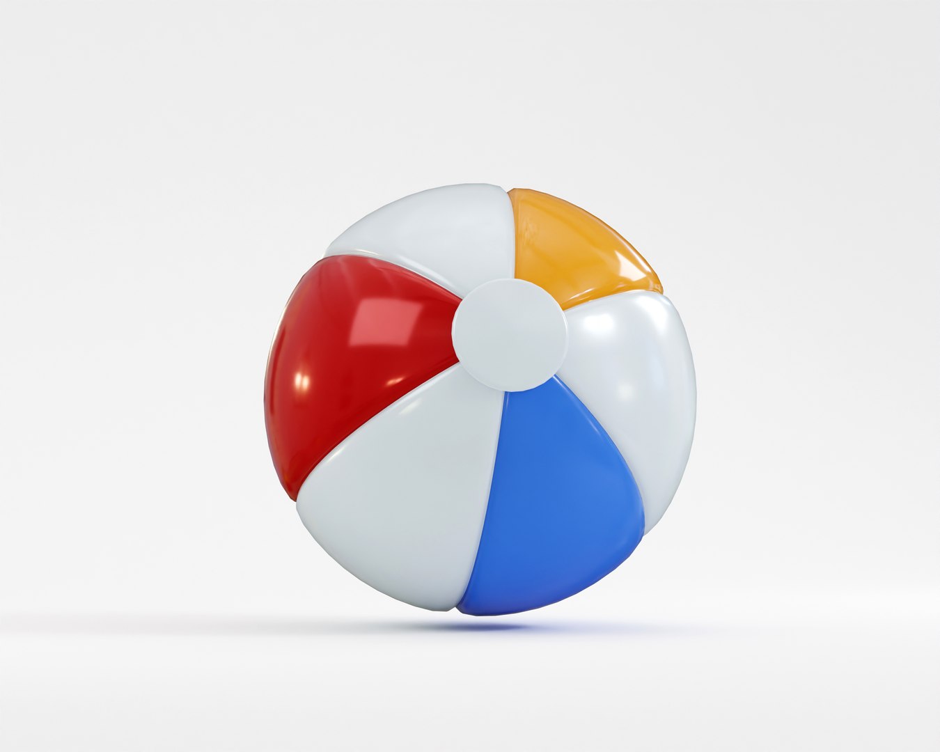 3D Beach Ball Model - TurboSquid 2492328