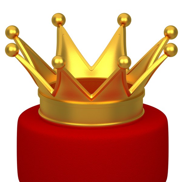 Royal Coronation Gold Crown 3D model