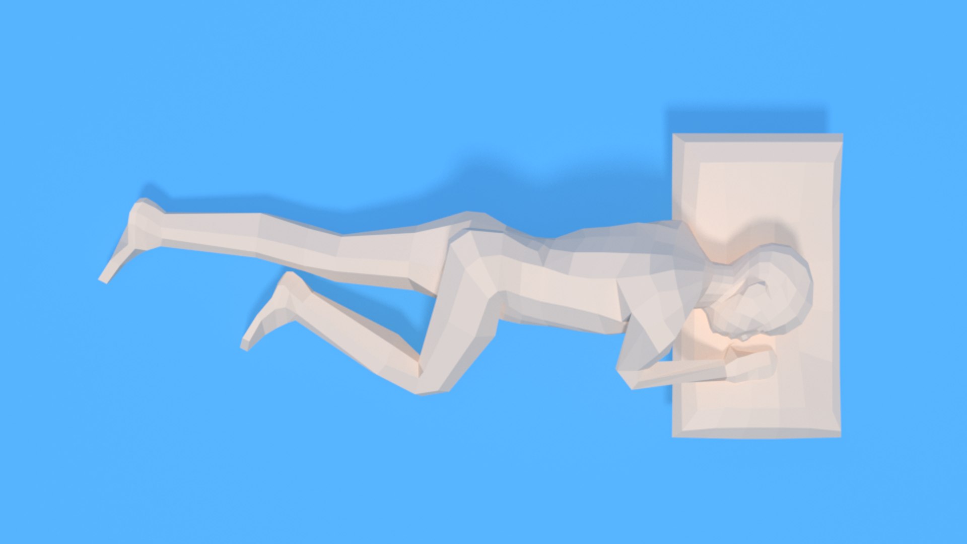 3D kid sleeping model - TurboSquid 1473191