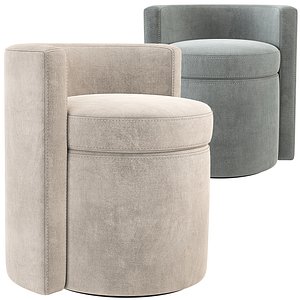 3D Restoration Hardware Solene Side Chair RH model