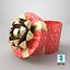 Gift Box Cylinder Open Red