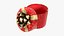 Gift Box Cylinder Open Red