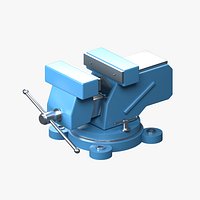 Workshop Bench Vise 150mm Swivel Base PBR