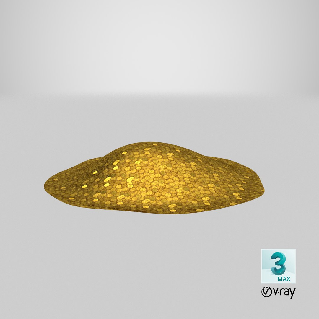 Coins Pile with Tiled Texture V1 3D - TurboSquid 1959847