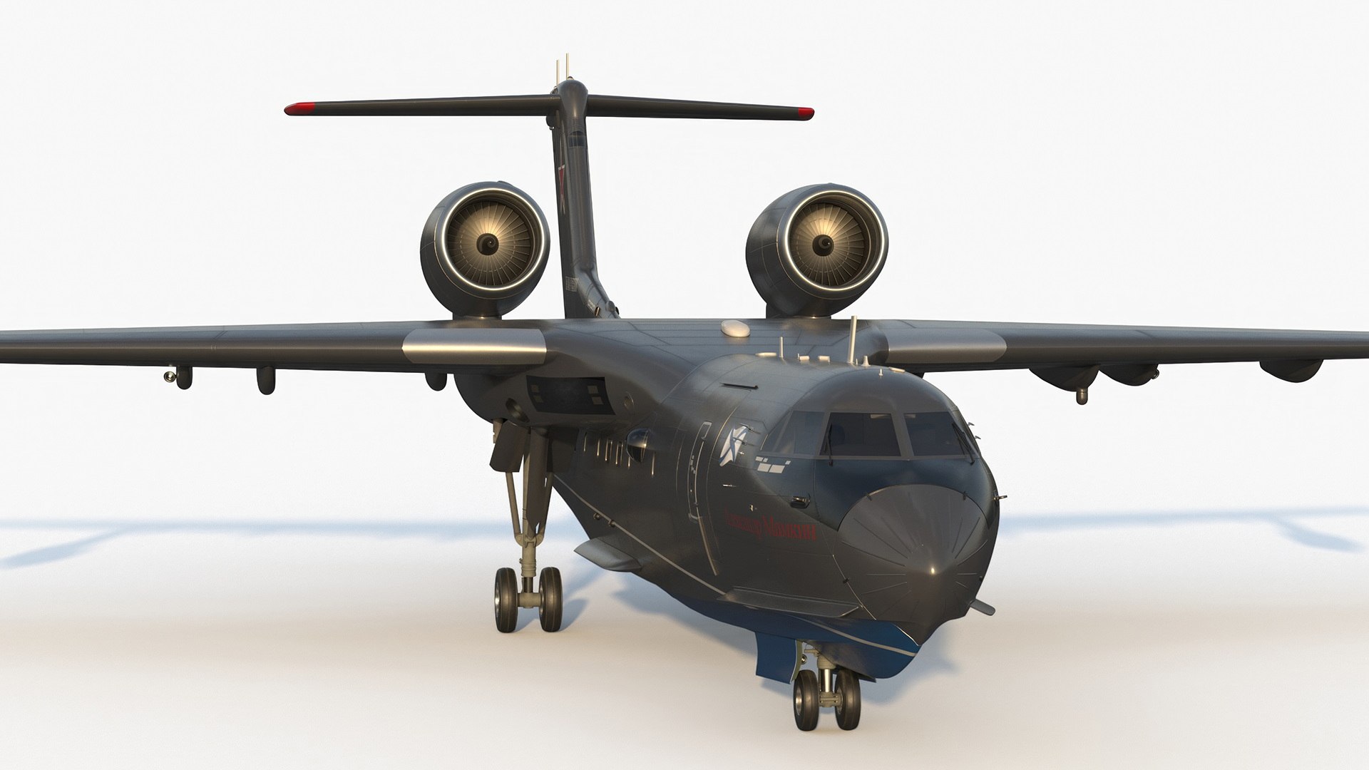 Be 200 Amphibious Aircraft 3D model preview