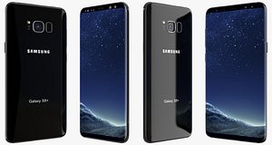 3D samsung galaxy s8 midnight