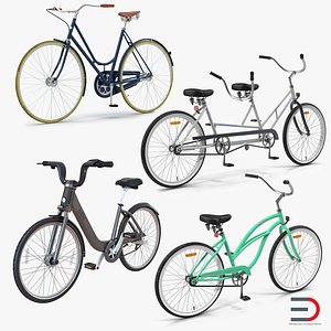 3d bikes 2 bicycle model