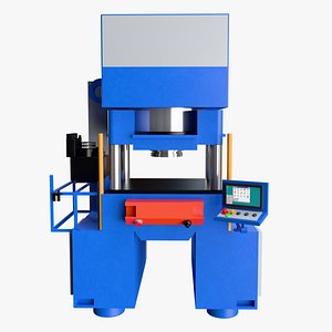 Industrial Hydraulic Press 3D