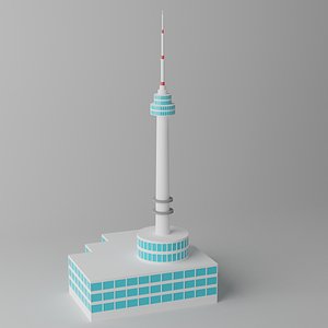 n seoul tower 3D