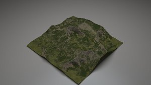 3D Mountain Architecture 3D Model-10