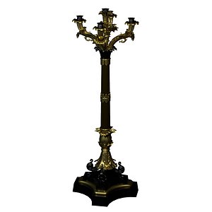 candlestick light lamp 3D model
